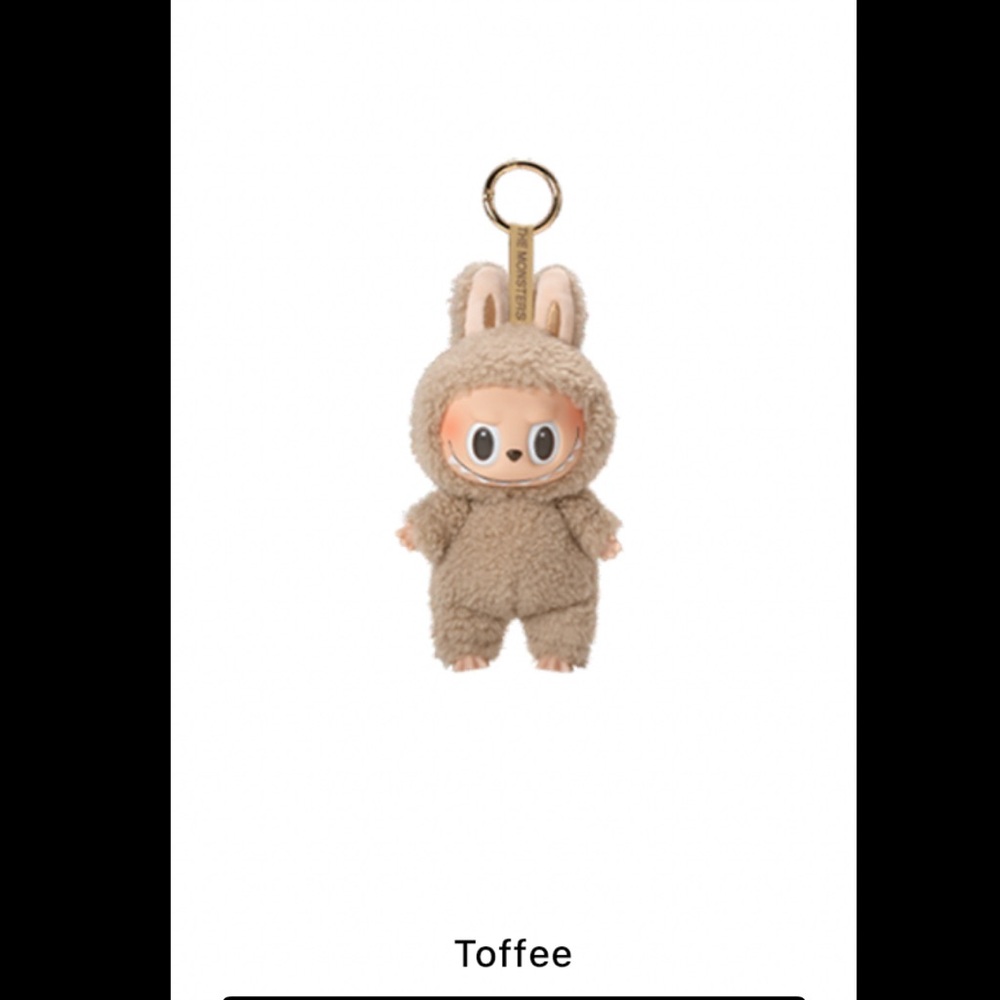 Authentic Pop Mart The Monsters Toffee Exciting Macaron Keychain Plush Labubu